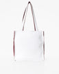 Folk 2 leather tote bag/handbag - White