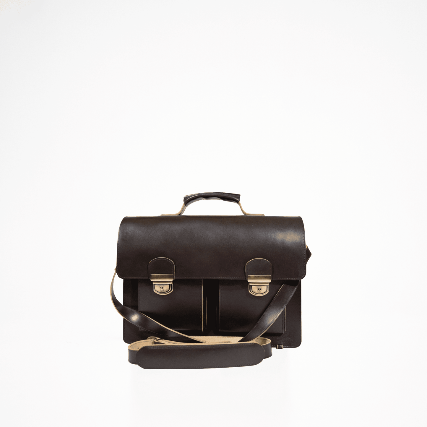 Briefcase No. 35 - Dark Brown