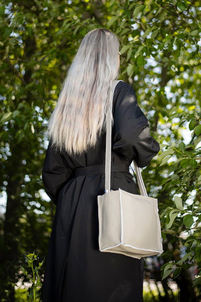 Folk 1 shoulder bag - Light Grey