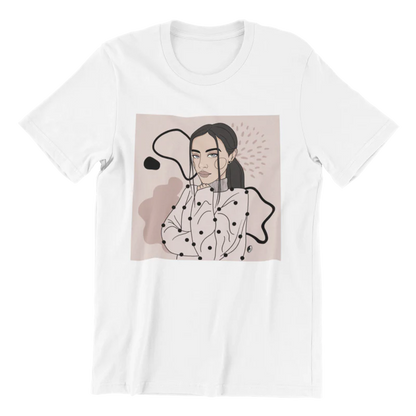 Unisex Organic Cotton T-shirt with Illustration - Abstract