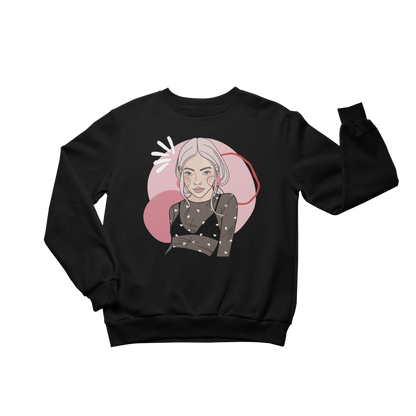 Unisex Crewneck Sweatshirt with Illustration - Cozy Cupid