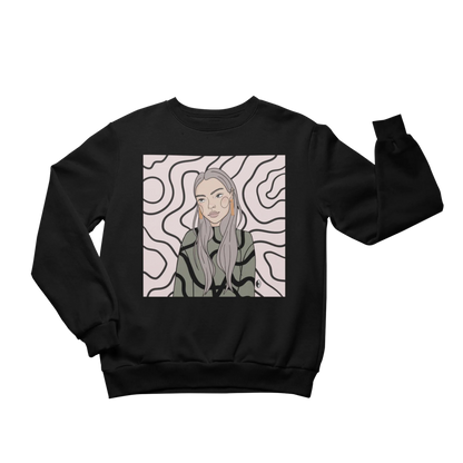 Unisex Crewneck Sweatshirt with Illustration - Decision