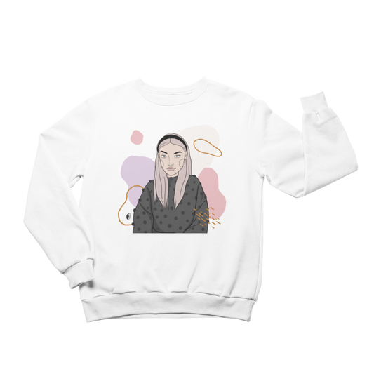 Unisex Crewneck Sweatshirt with Illustration - In Time