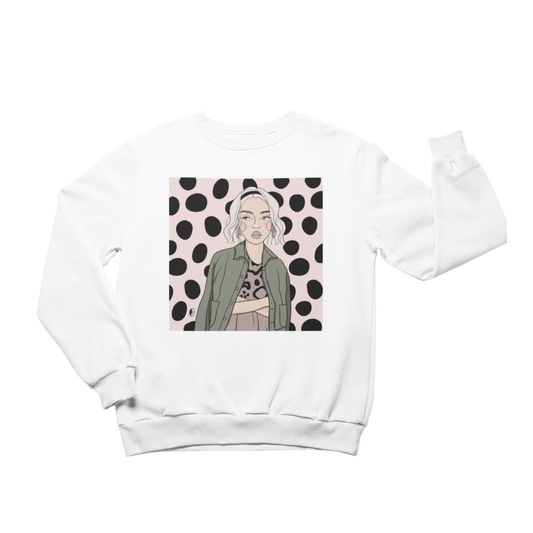 Unisex Crewneck Sweatshirt with Illustration - It's Not Me It's You