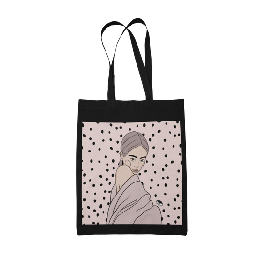 Tote Bag with Illustration - Maddy