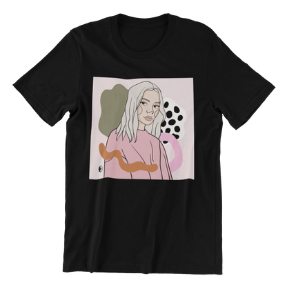 Unisex Organic Cotton T-shirt with Illustration - Copy of You