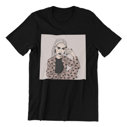 Unisex Organic Cotton T-shirt with Illustration - Stay Rad