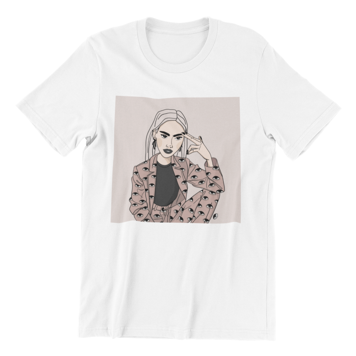 Unisex Organic Cotton T-shirt with Illustration - Stay Rad